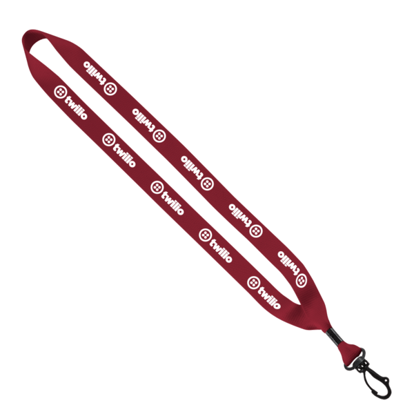 3/4" Polyester Lanyard with Swivel Snap Hook 36