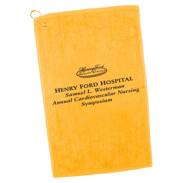 Colored Hand Towel Hemmed 14