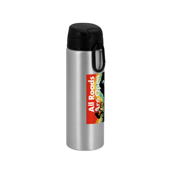 FastFlow Recycled Aluminum Bottle with Flip Lid, custom water bottle with logo imprint 75