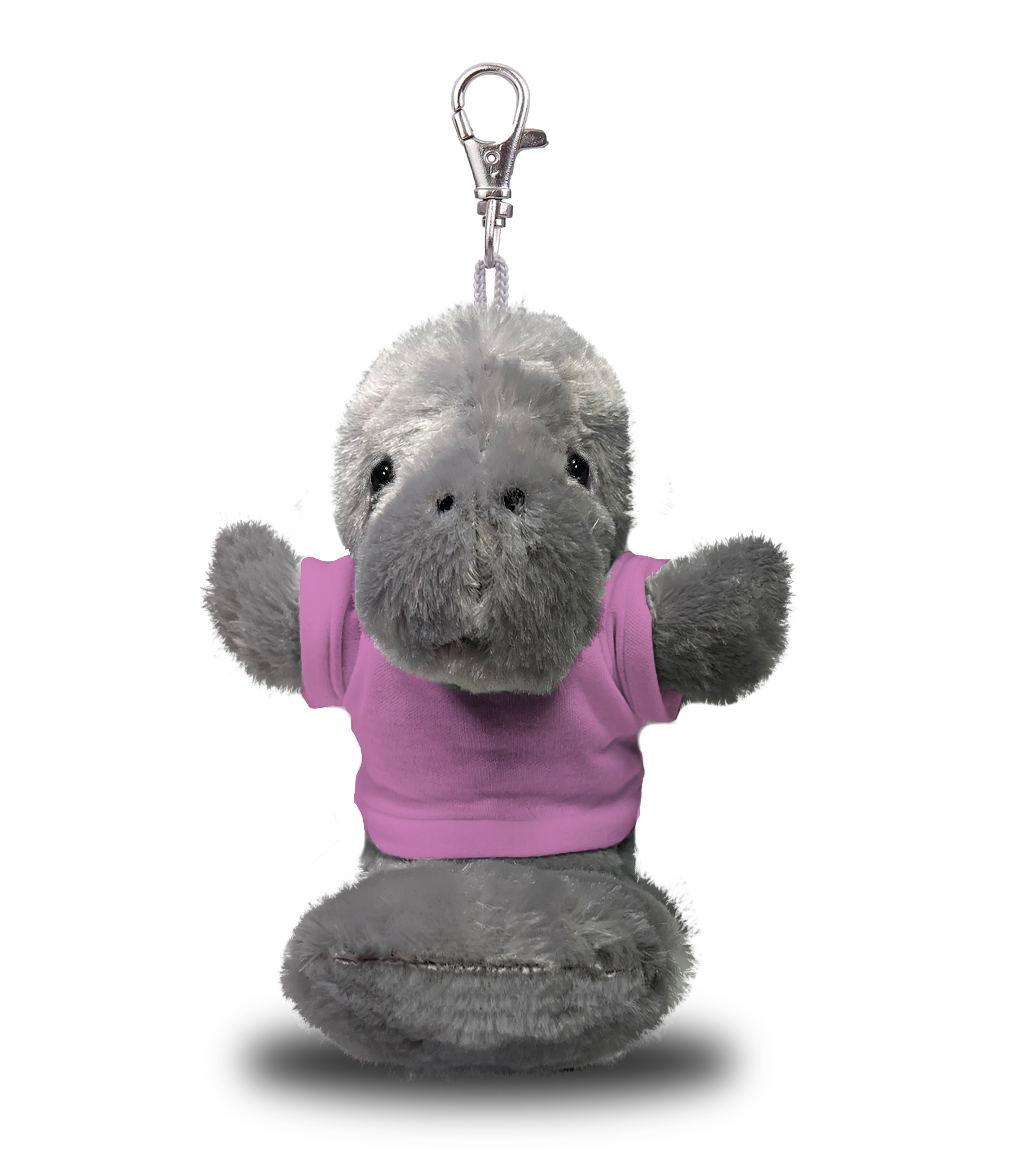 Plush Manatee Keychain with T-Shirt 14