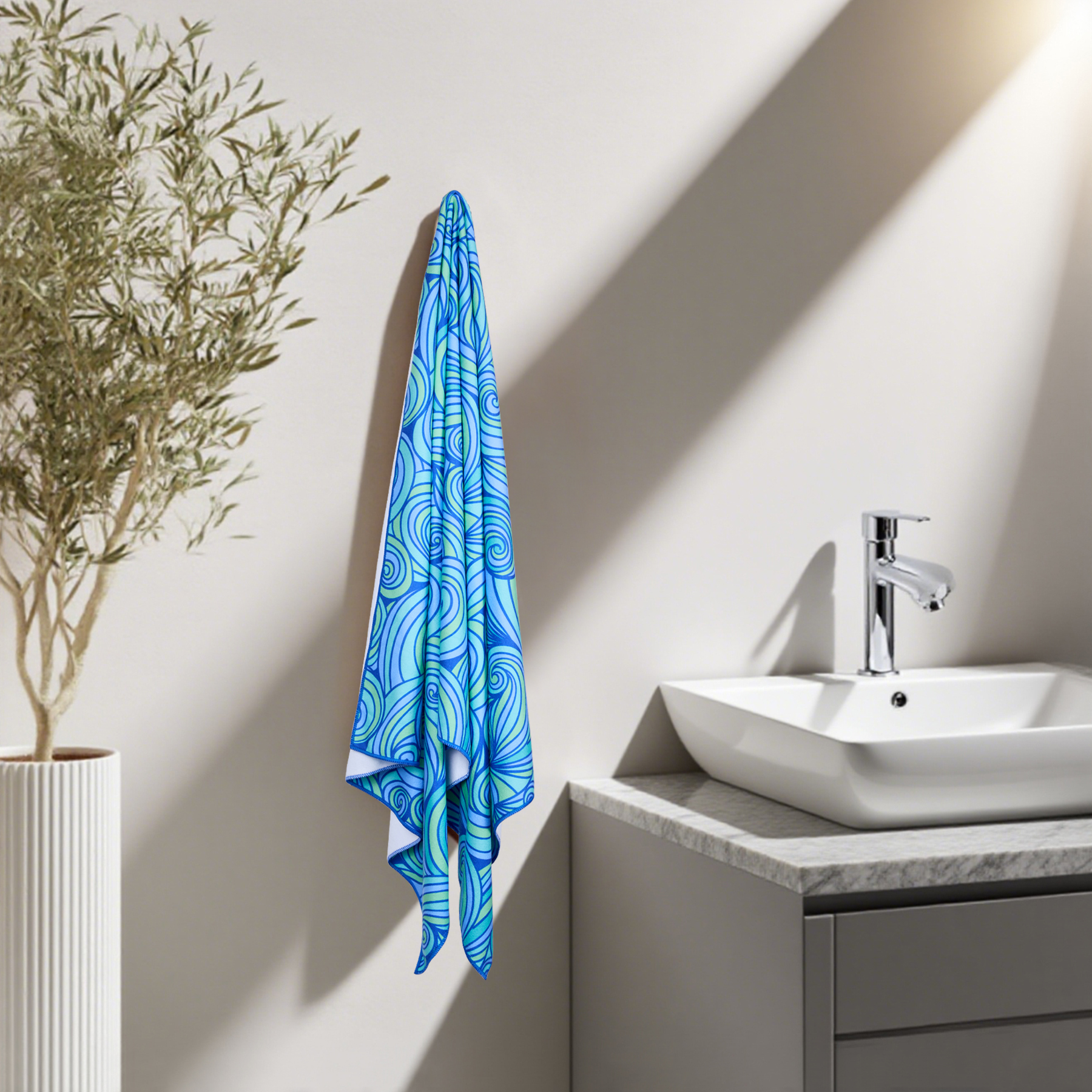 Sublimated Quick Dry 400GSM Microfiber Beach Towel 2