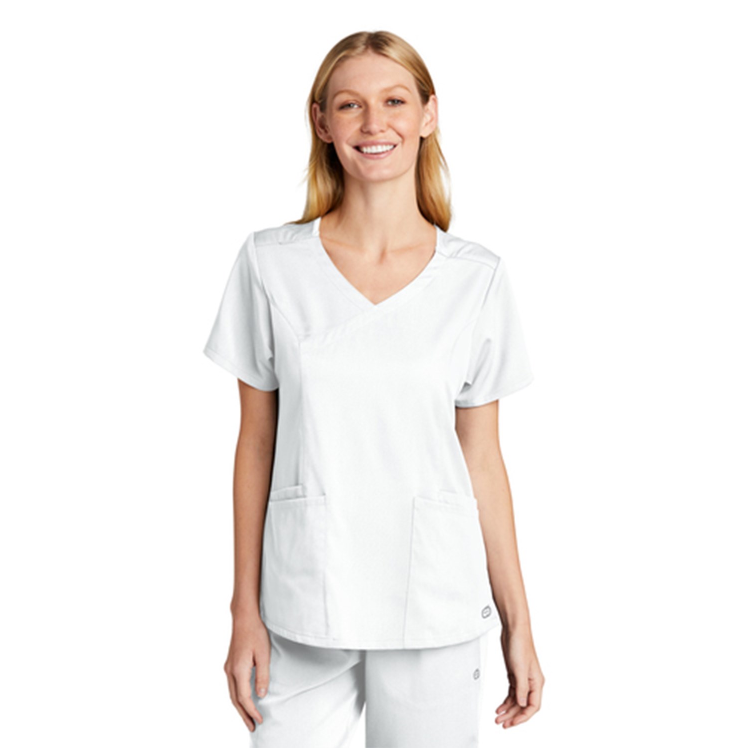 WonderWink® Women's Premiere Flex™ Mock Wrap Top