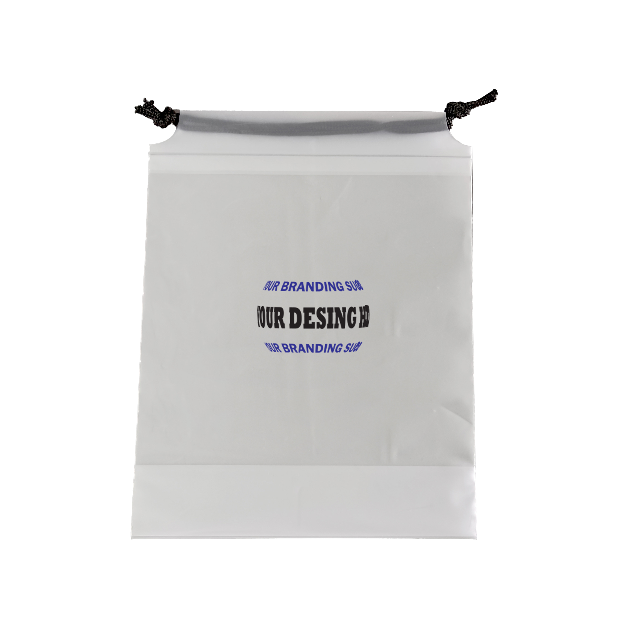 CPE Plastic Bag with Drawstring Closure 2