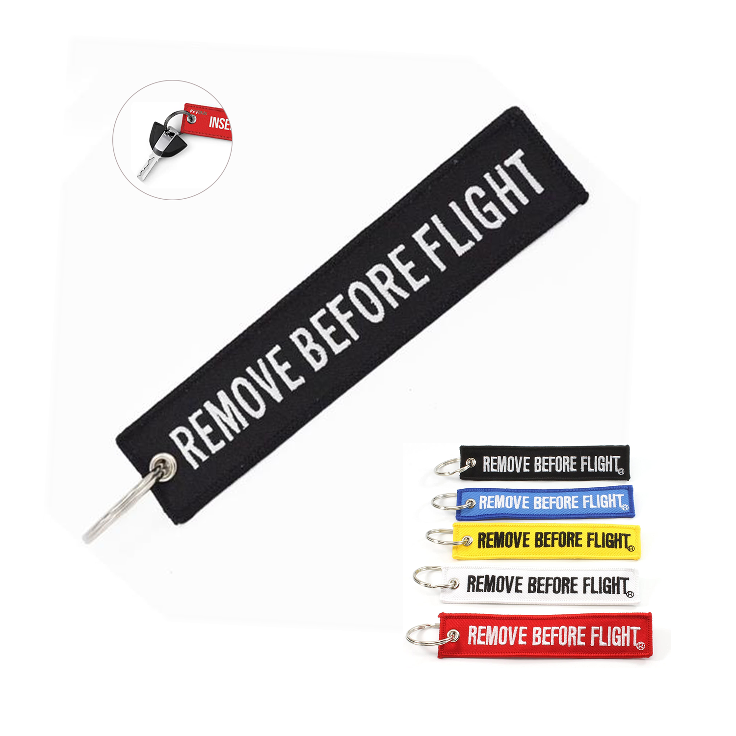 Flight Keytag With Key Ring 2
