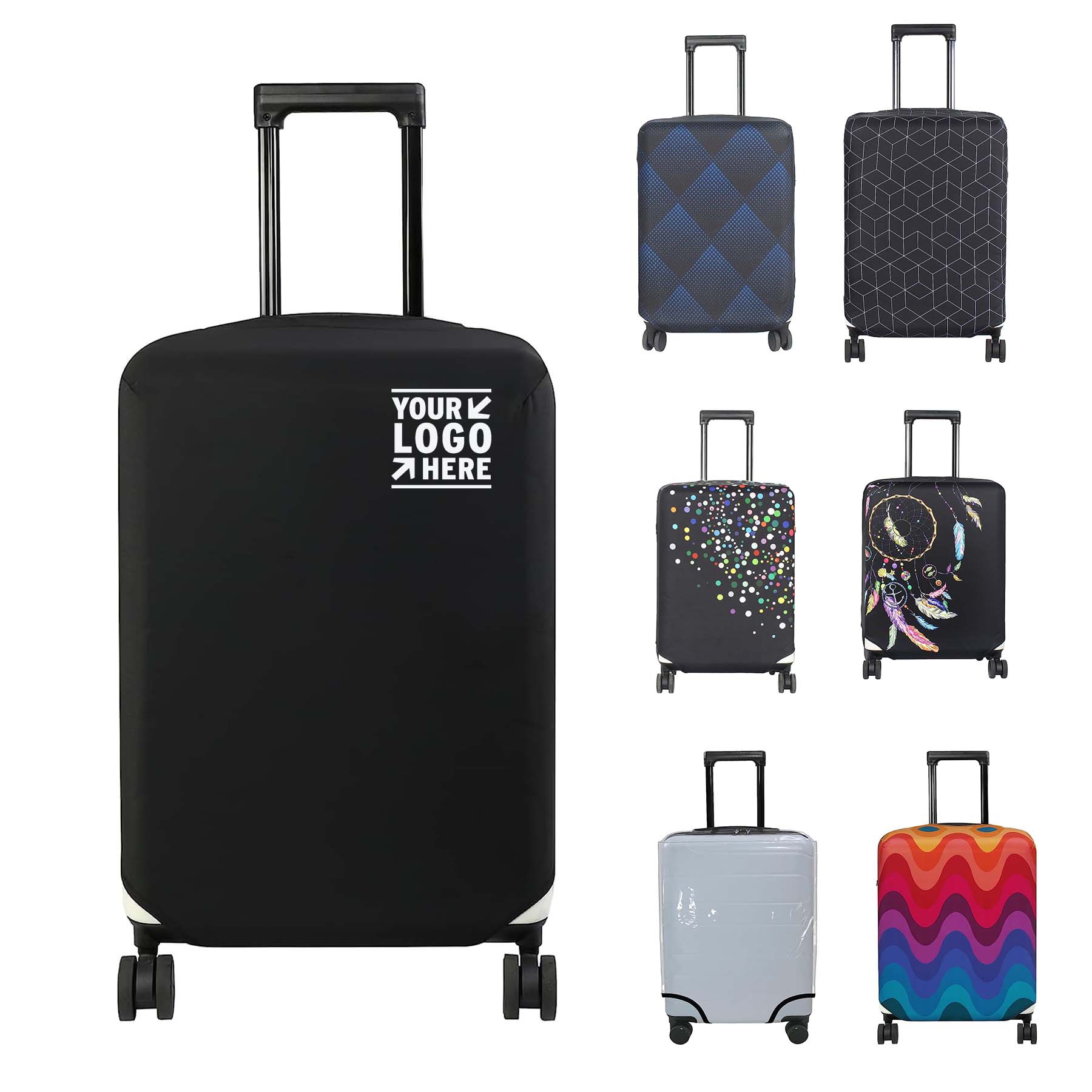 Fashion Washable Elasticity 31-32 Inch Luggage Cover 2