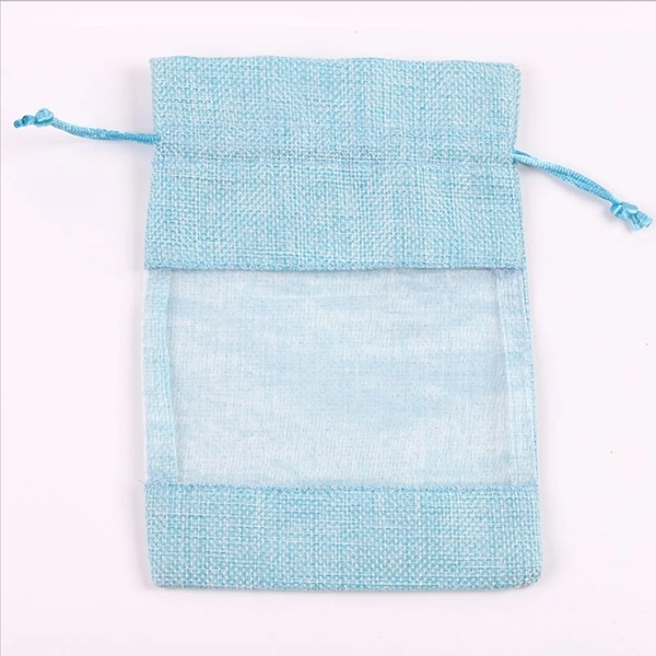 Organza Jute Burlap Drawstring Gift Bag 13