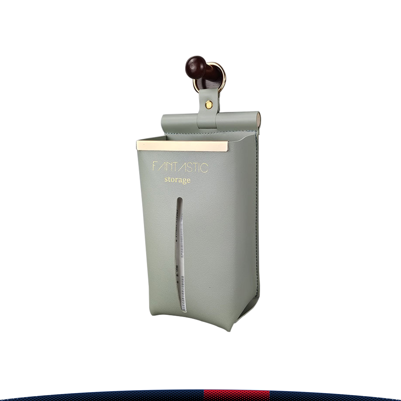 Wall-Mounted PU Leather Tissue Box 7