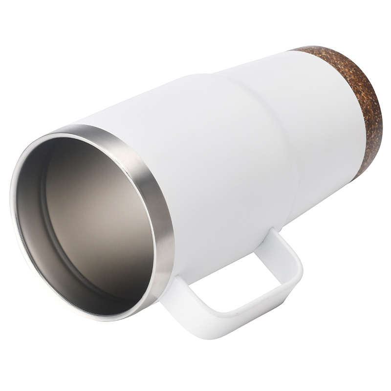 24oz. Travel Mug with Cork Bottom & Lid 6