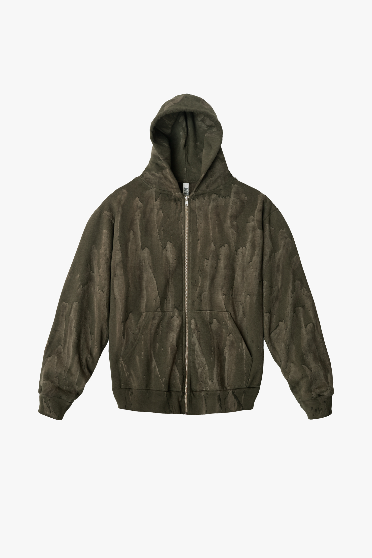 14 OZ FLEECE FULL ZIP DRIP DYE 1