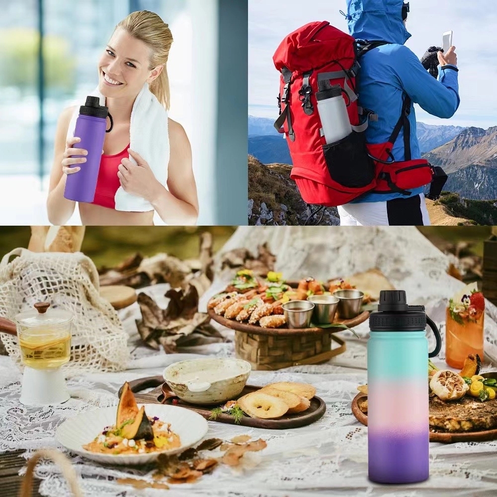 18Oz Rainbow Vacuum Insulated Stainless Steel Water Bottle 7