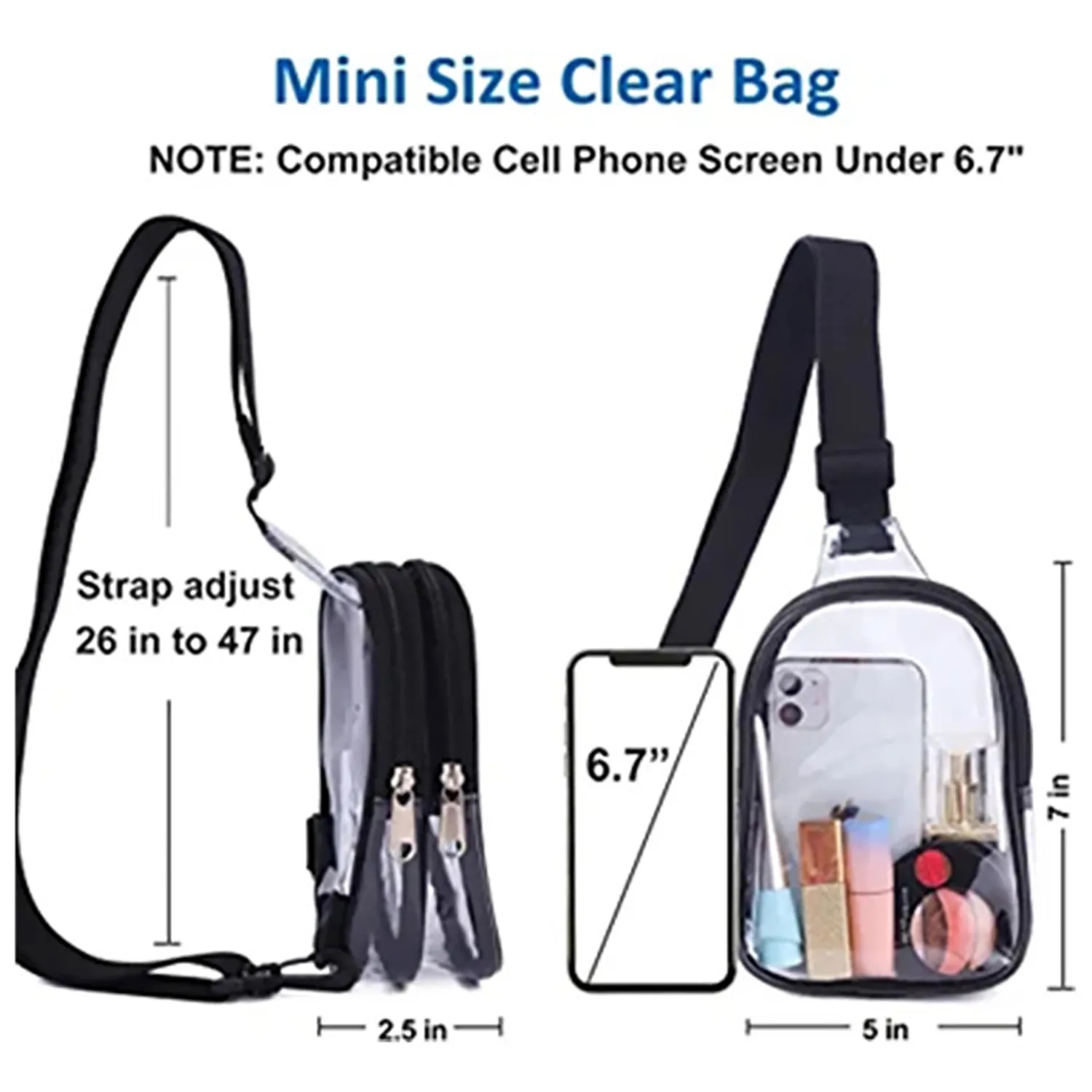 Clear Sling Bag 1