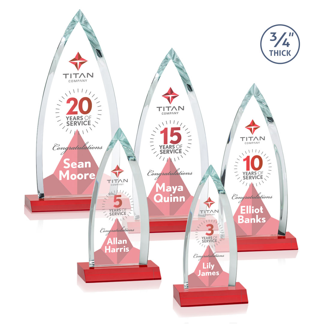 Shildon VividPrint™ Award - Red 25