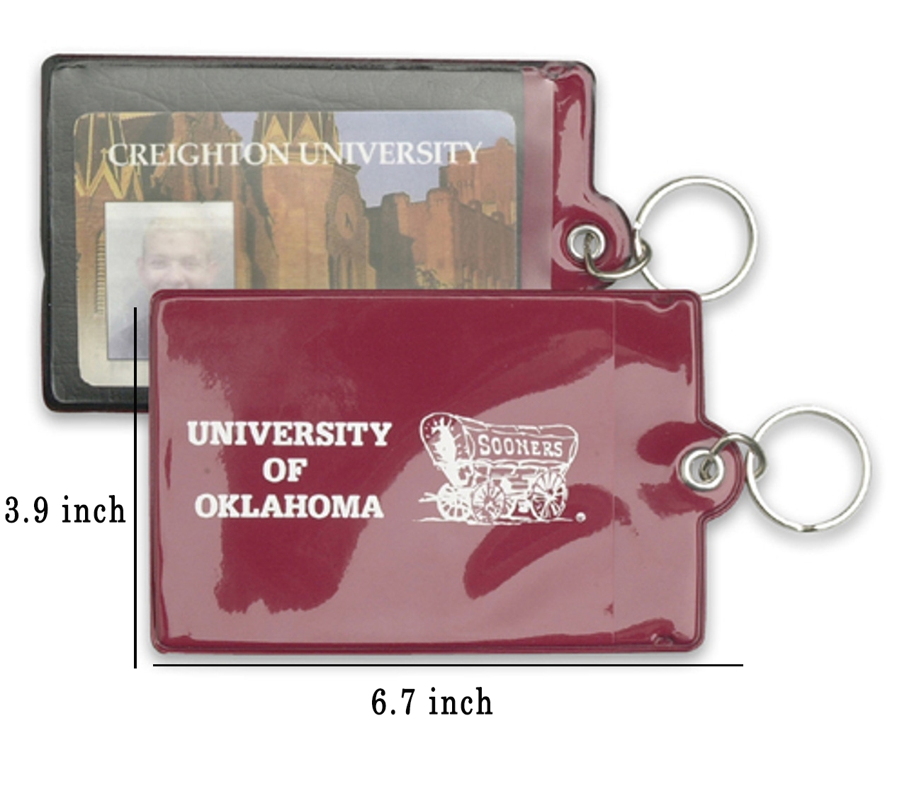 Clear Pocket ID Keychain 1
