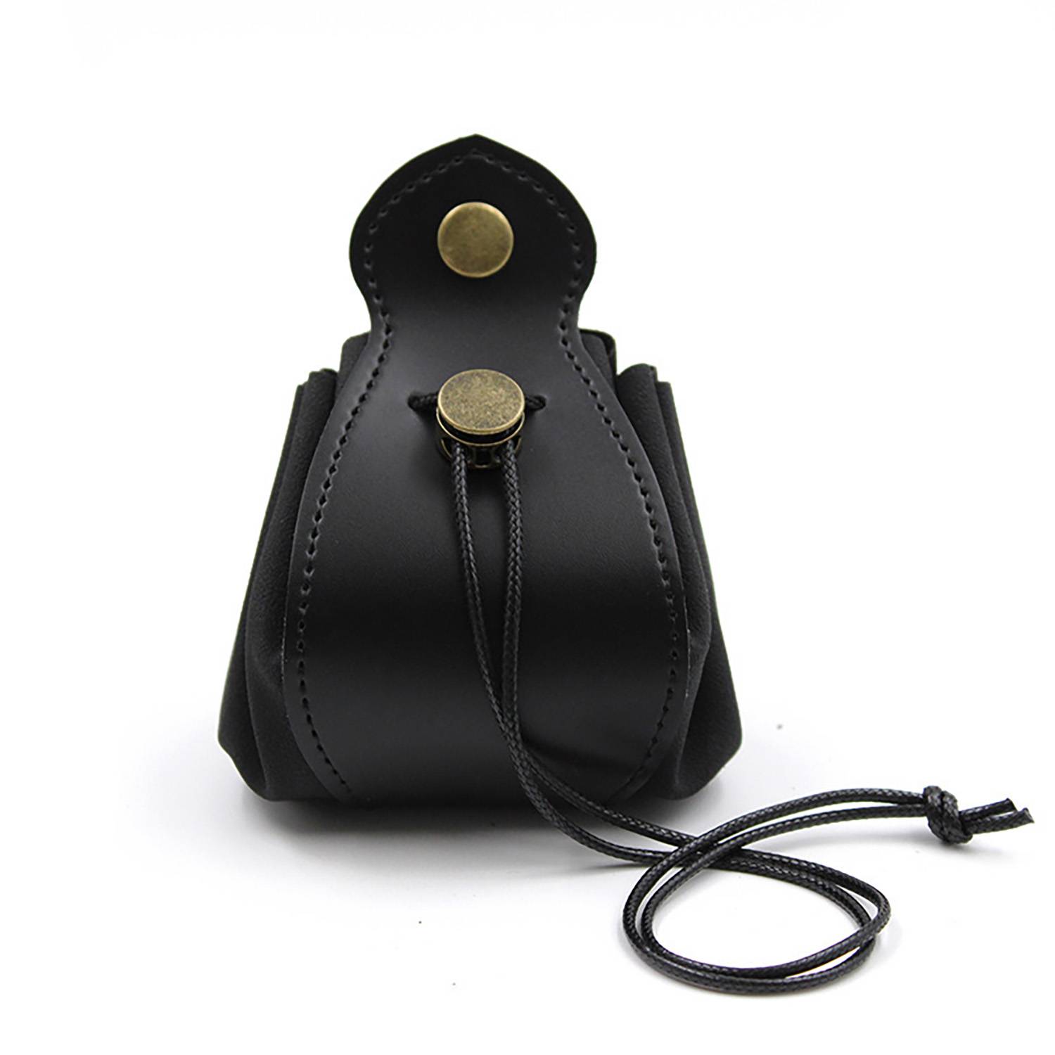 Mini PU Leather Drawstrin Dice Bag 3