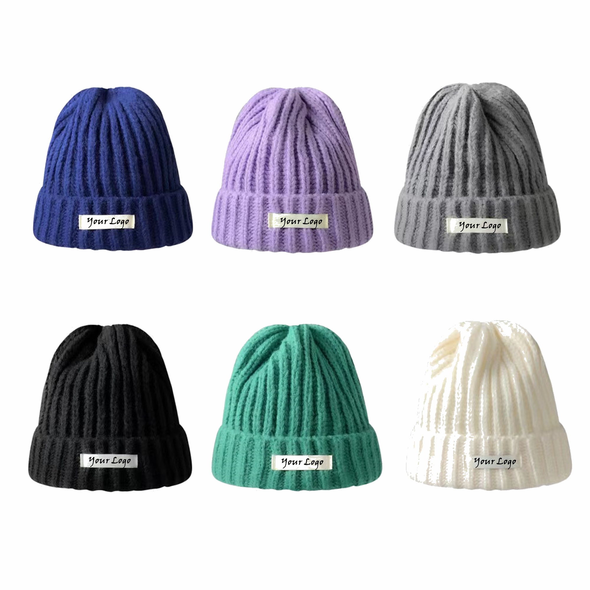 Winter Knit Beanie Hat