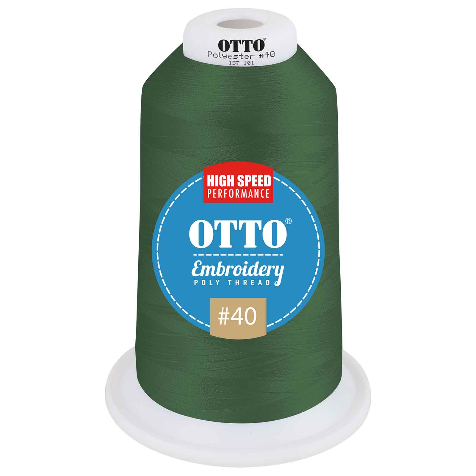 OTTO Embroidery Poly Thread #40 5,500 yd. King Cone 1021