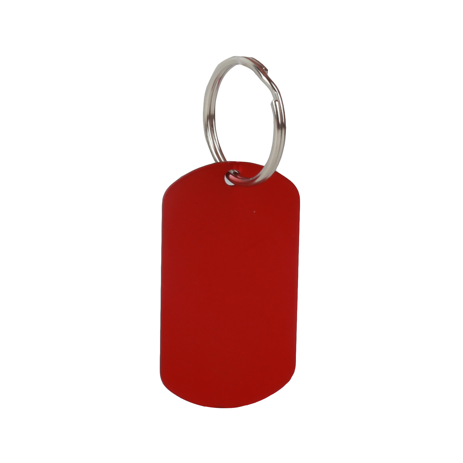 Engraved Metal Dog Tag Keychain 2