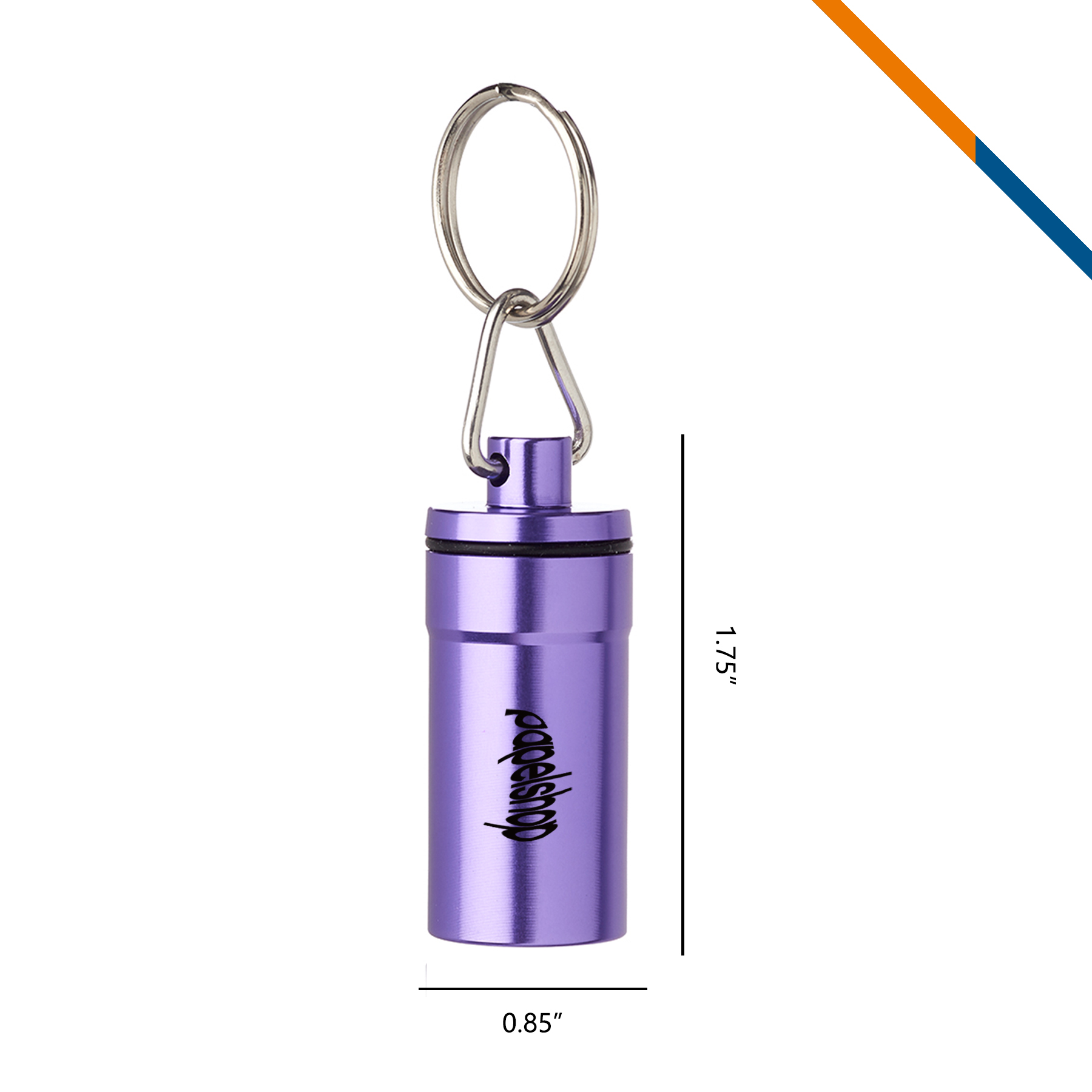 Alef Pill Bottle Keychain 4