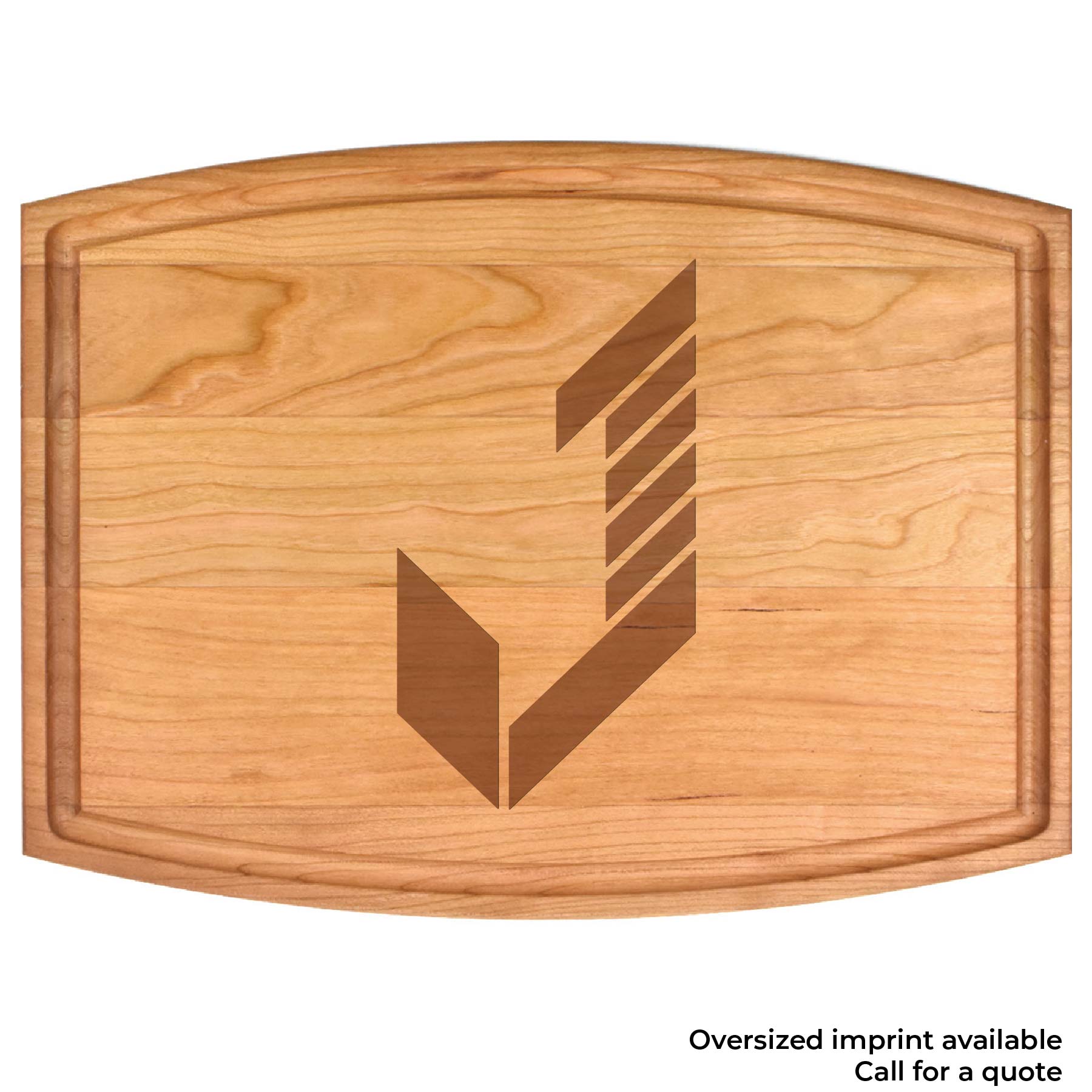 9" x 12" x 3/4" Cherry Cutting Board with Juice Groove 4