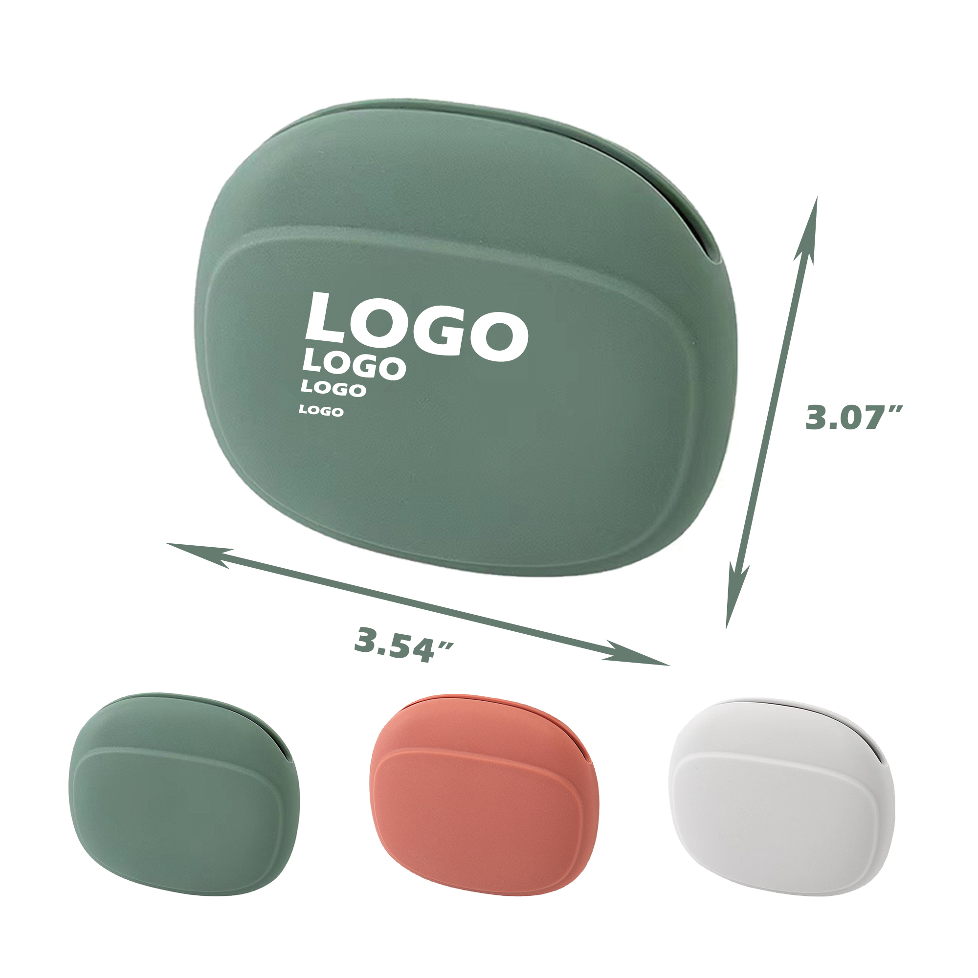 MOQ100 Silicone Earphone Storage Case 2