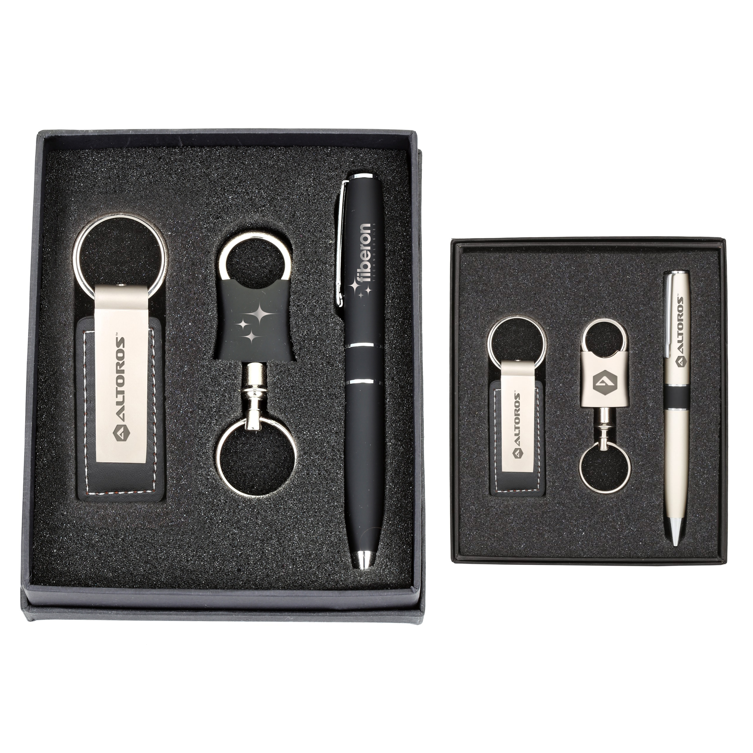 Metal Keychain & Pen Set