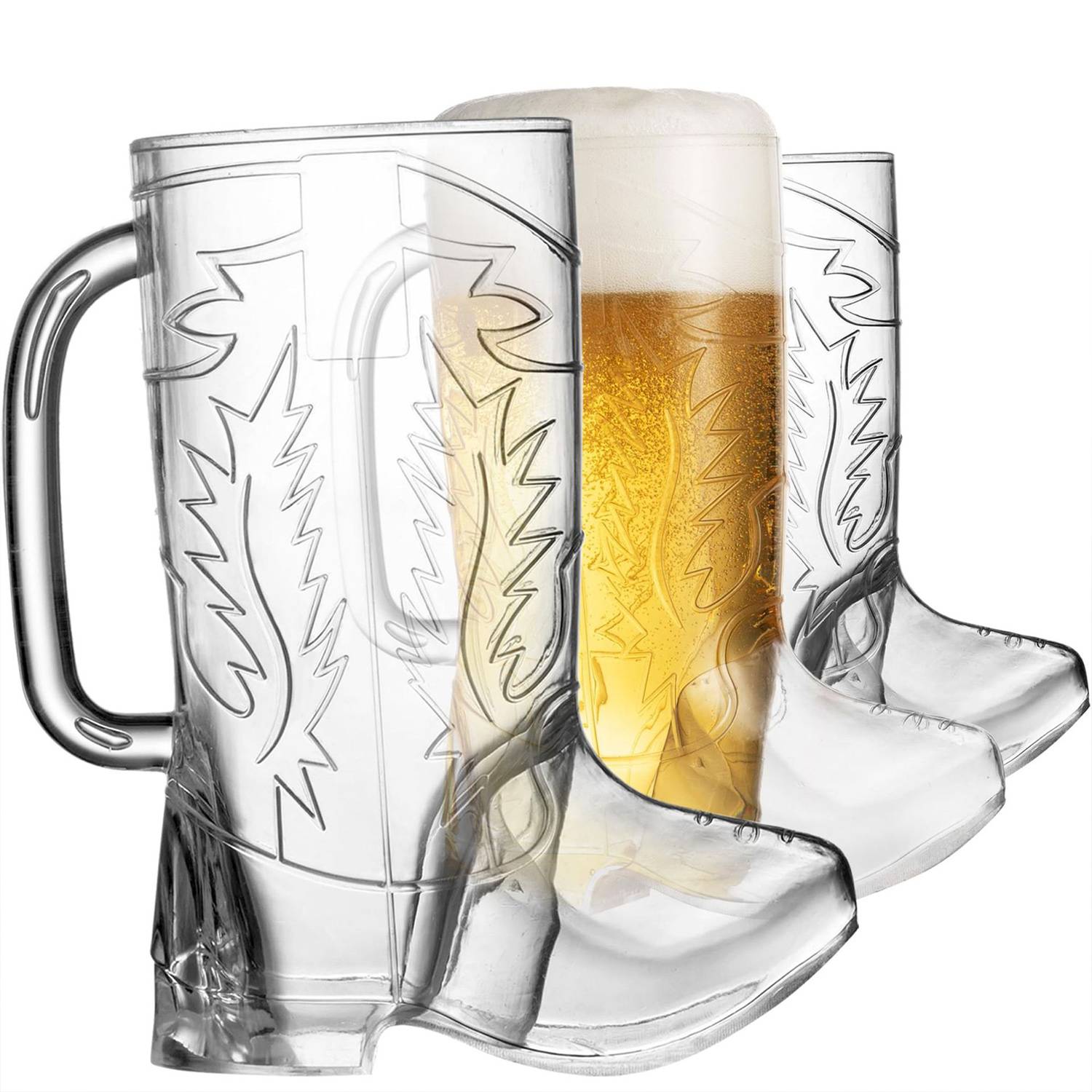 17OZ Custom Plastic Cowboy Boot Cup 4