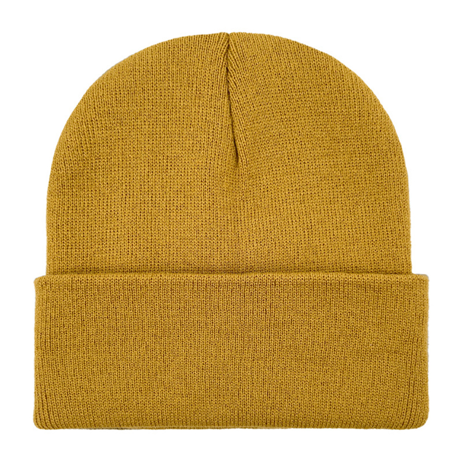 Classic Ribbed Cuffed Beanie with Custom Logo - 100% Acrylic 7