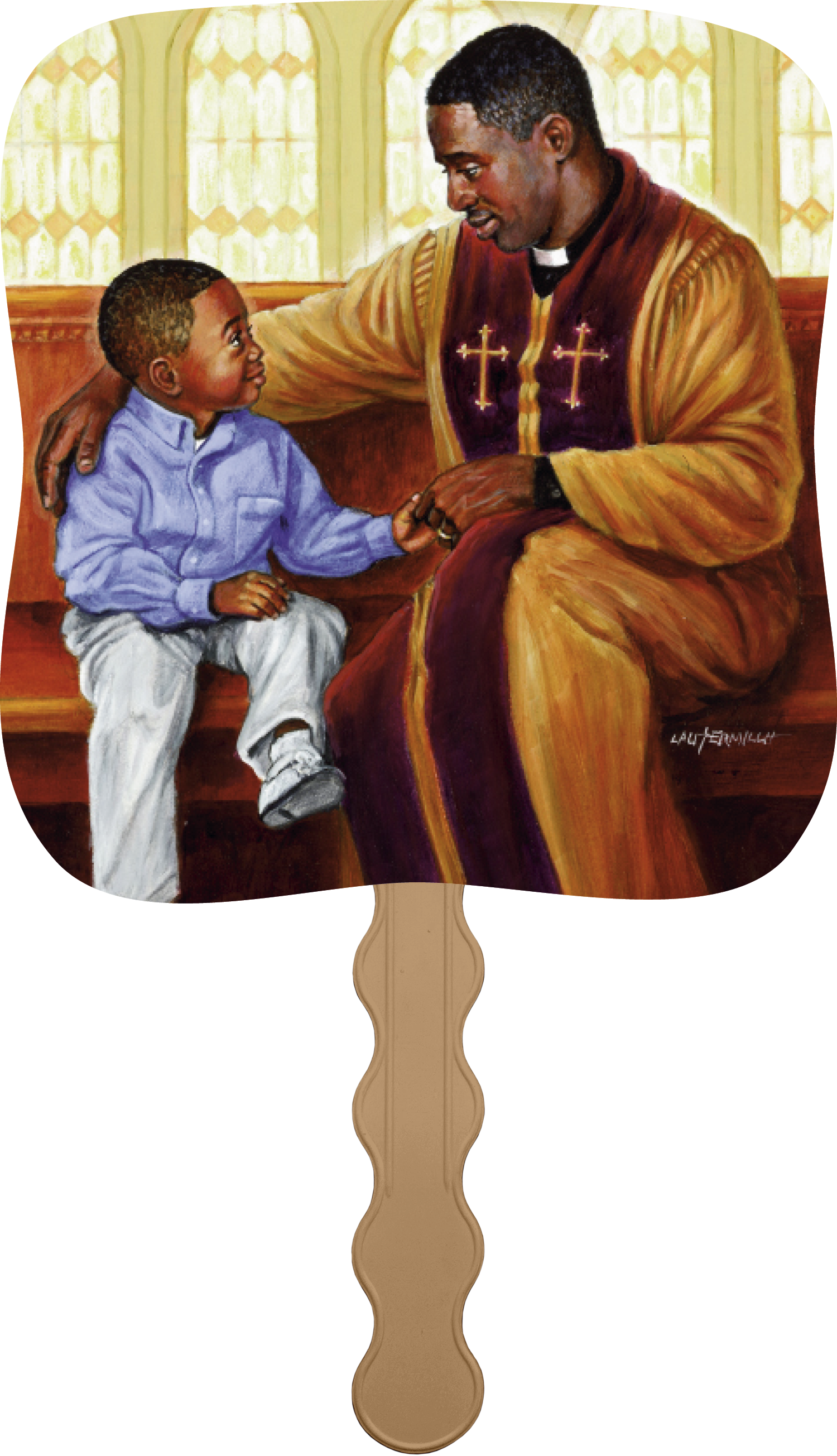 Skinner & Kennedy® Spiritual Guidance - Pictorial Fan 12