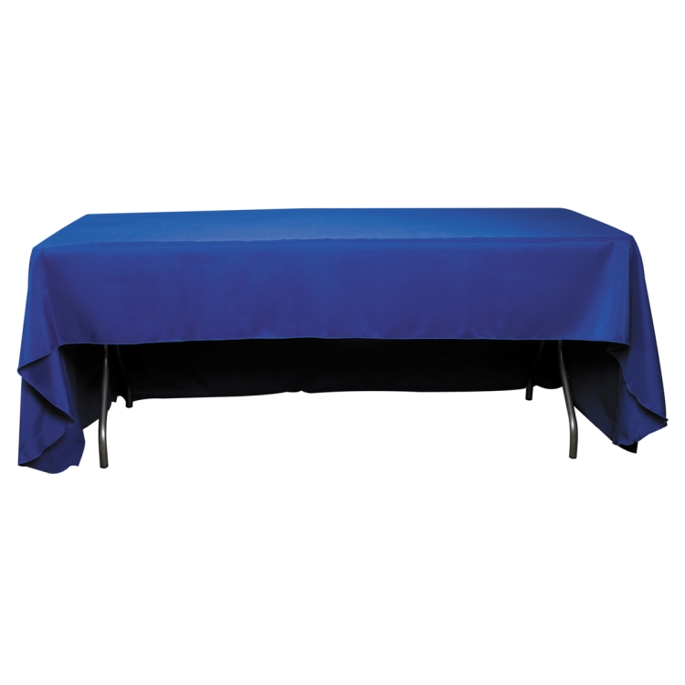 "Preakness Eight" Fits 8 ft Table 3-Sided Economy Table Cover Throws (One Color Print) 6