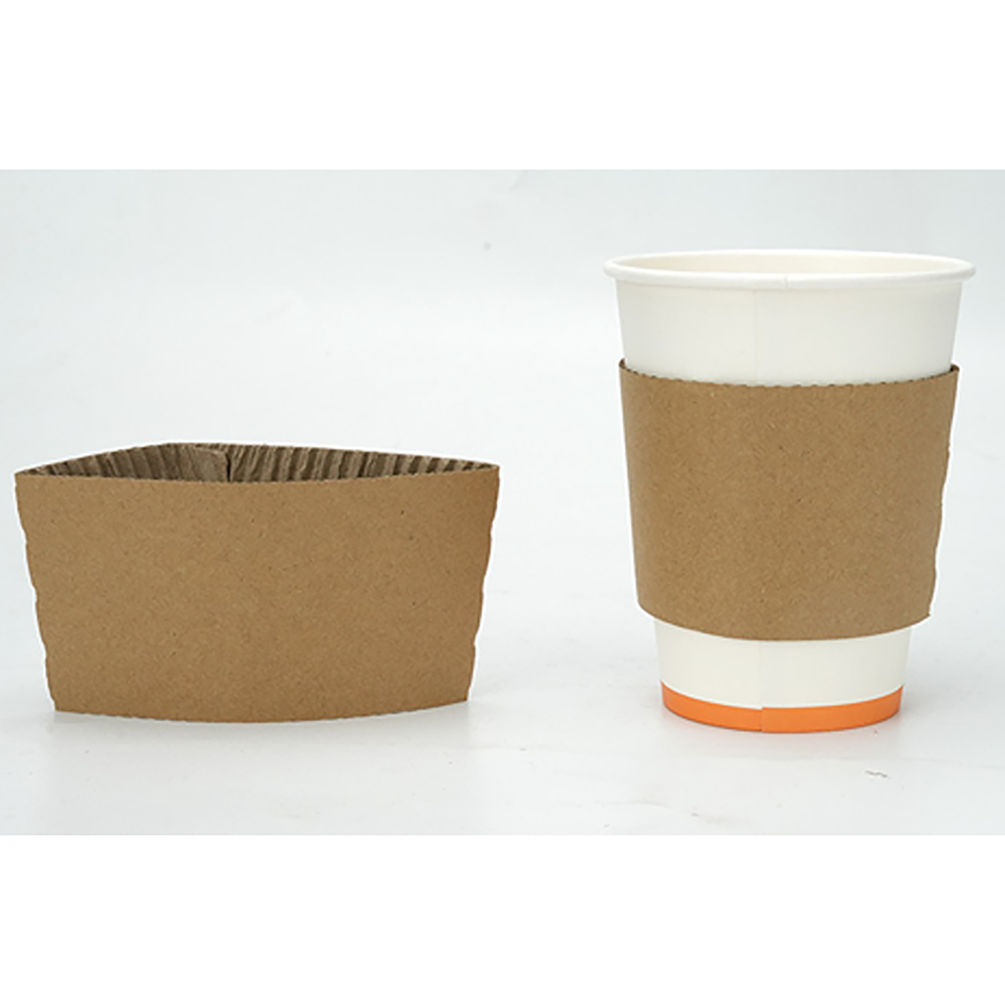 Kraft Paper Coffee Cup Sleeve 4