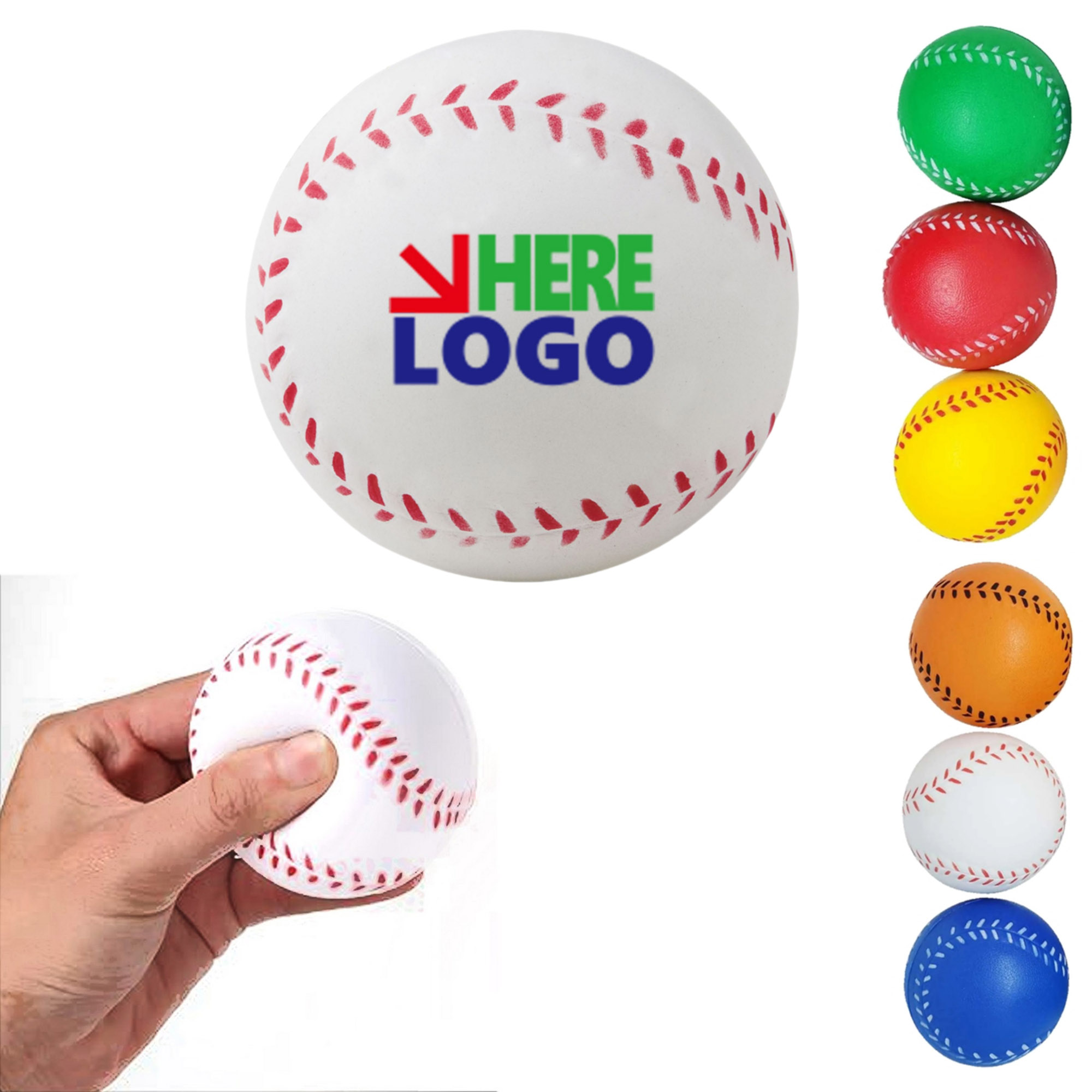 Elastic Baseball Stress Ball 3