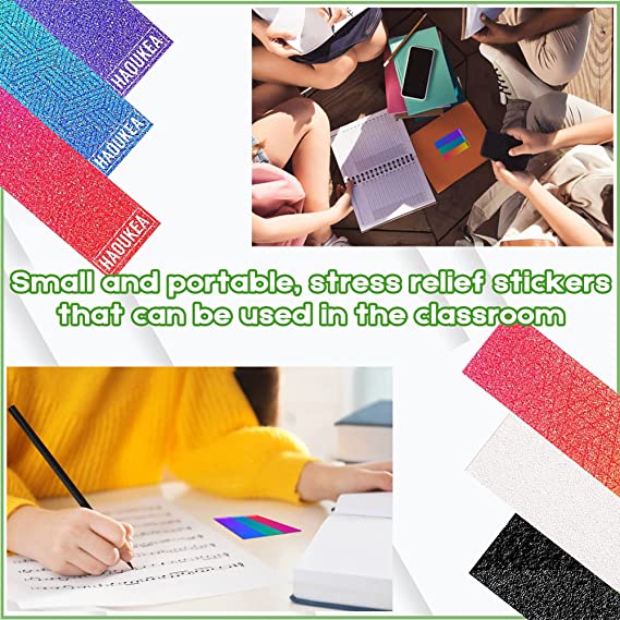 Anxiety Sensory Cute Fidget Textured Strips Toys Rough Stickers 5