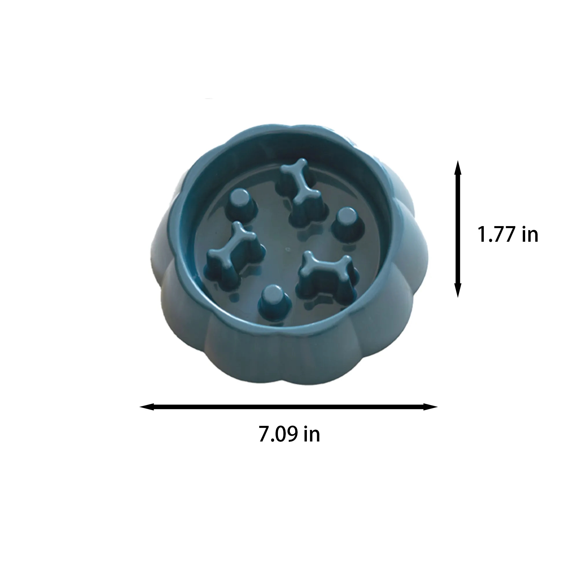 Anti-Spill Slow Feeder Anti-Choke Pet Bowl 5