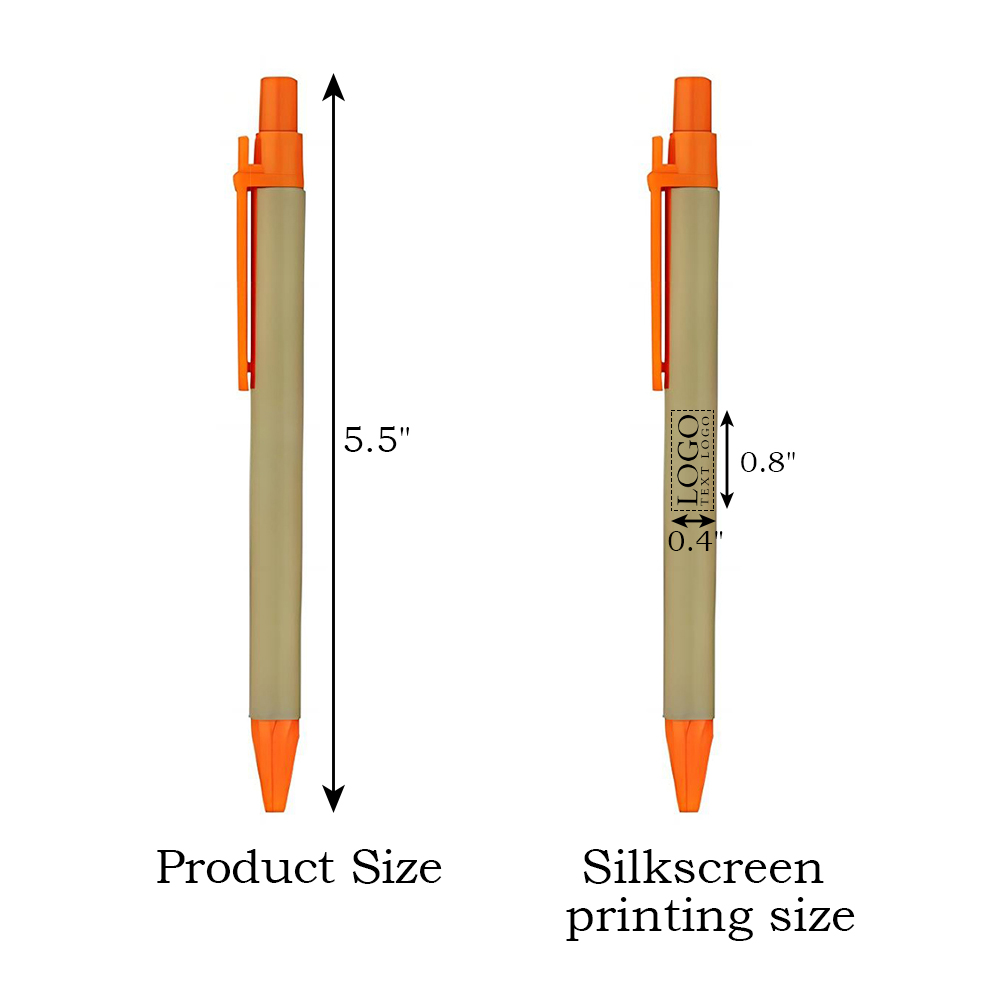 Promotional Eco-Friendly Paper Ballpoint Pens 9
