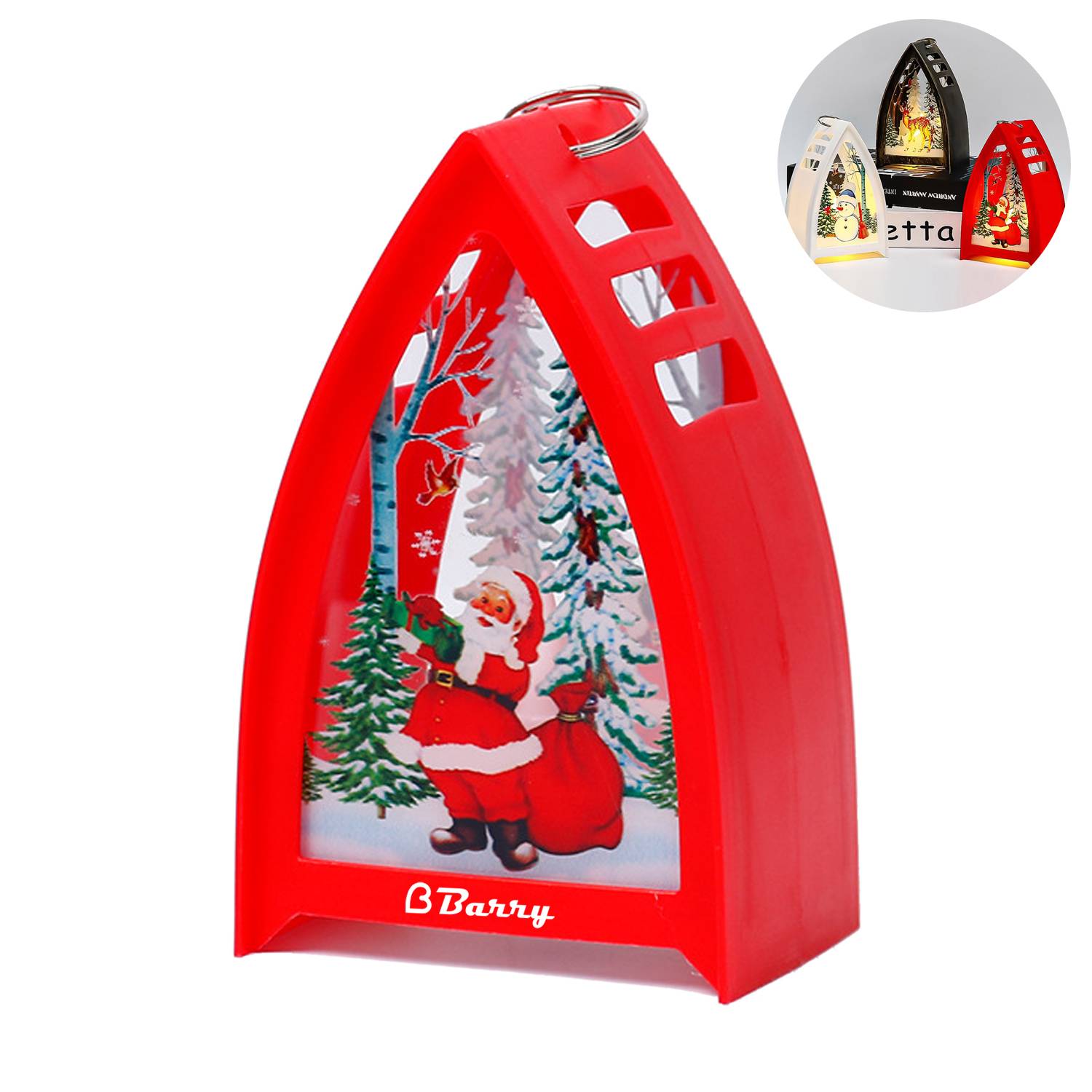 Plastic Christmas Decorative Light Ornaments 3