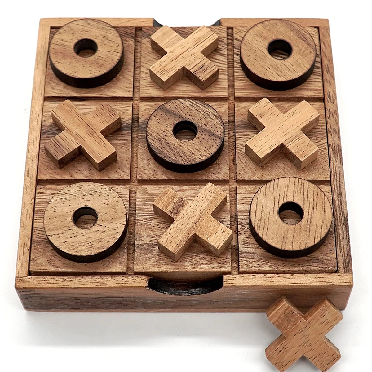 Wooden Tic Tac  Toe Table  Game Toy 4