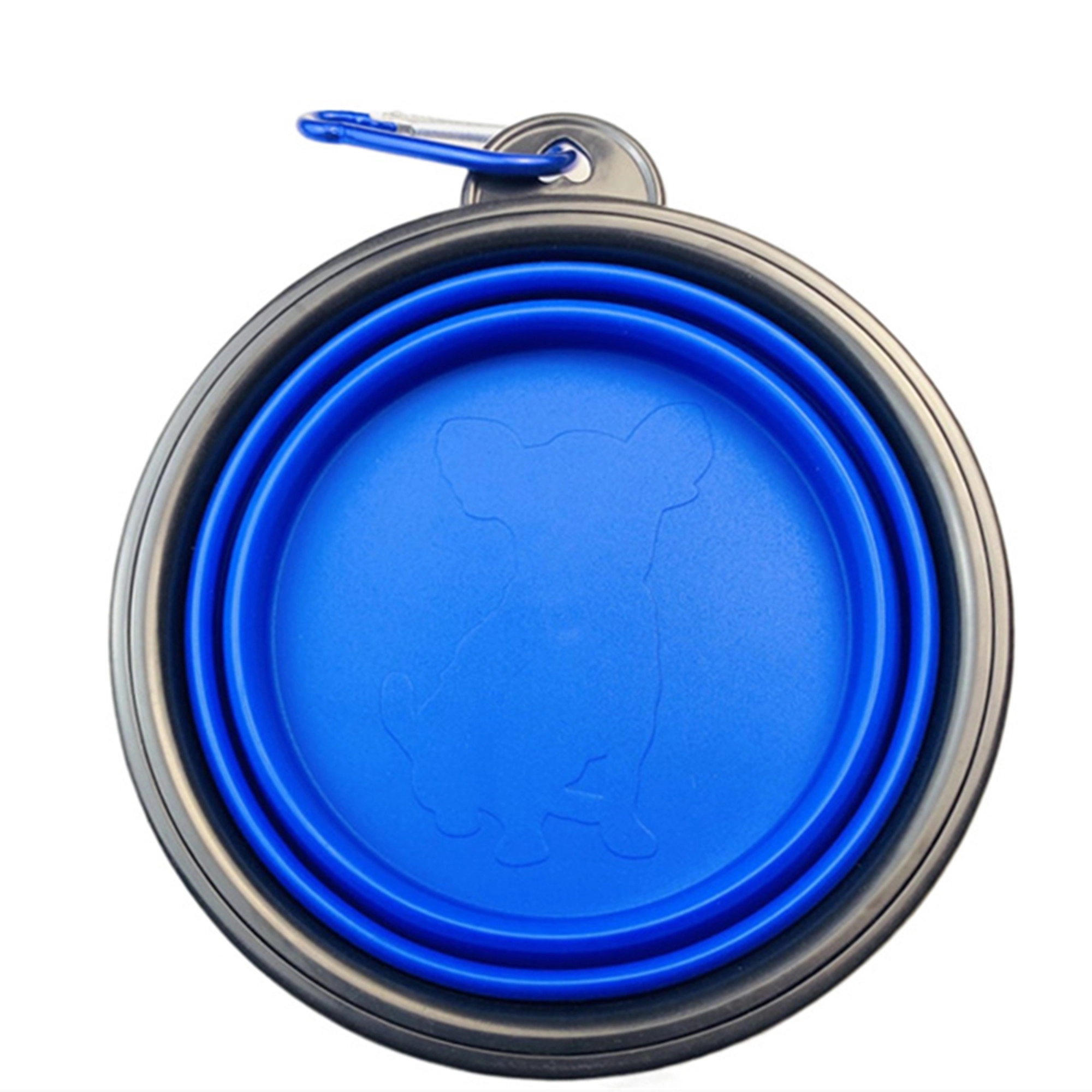 12oz Collapsible Dog Bowl with Carabiner 9