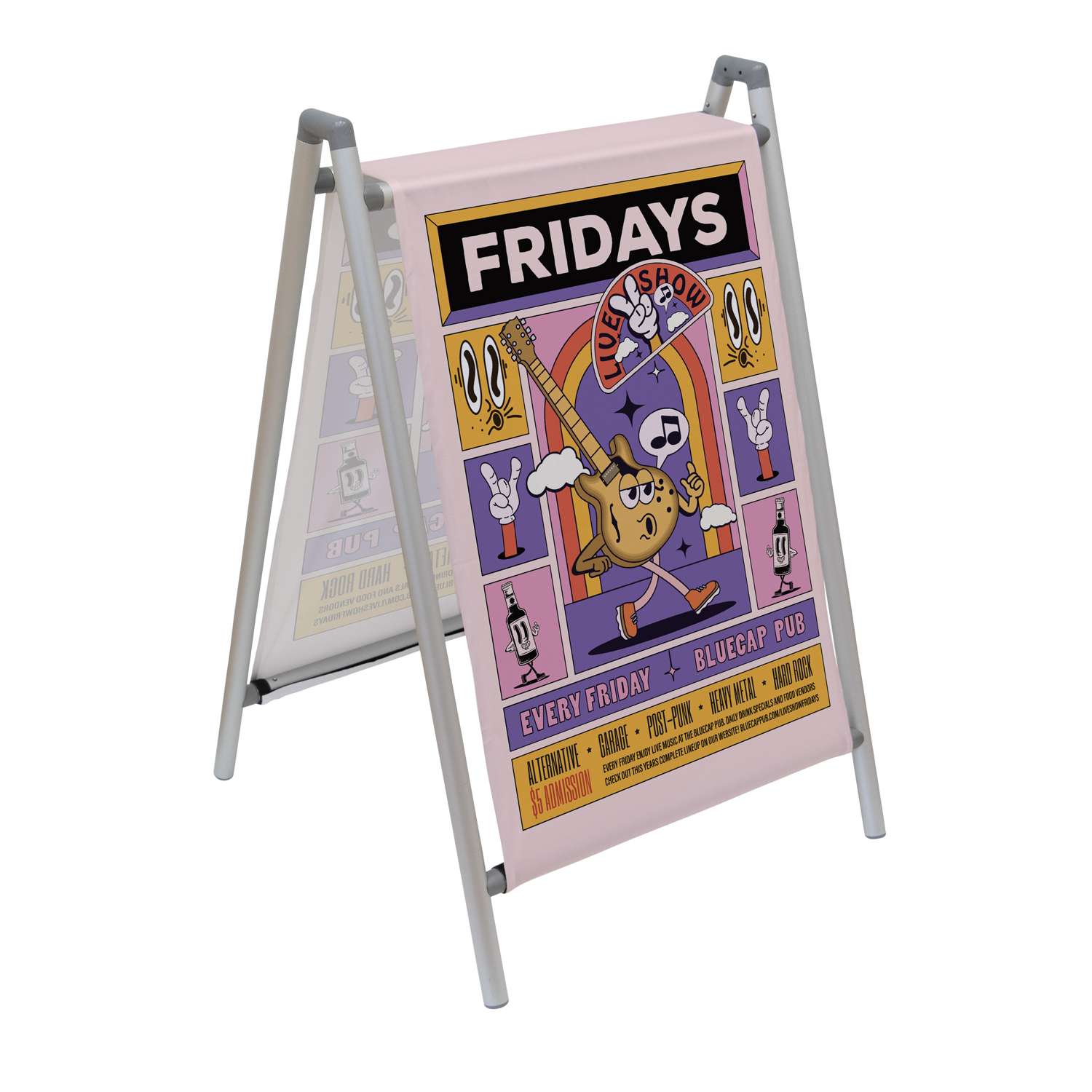Galleria Fabric A-Frame Kit 9