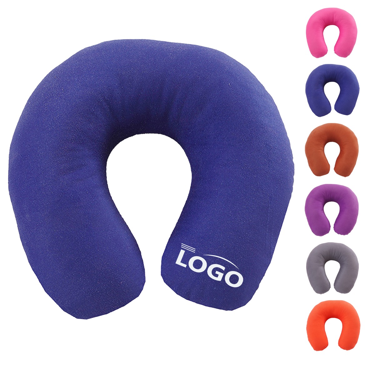 Portable Solid Color U-shaped Neck Pillow 6