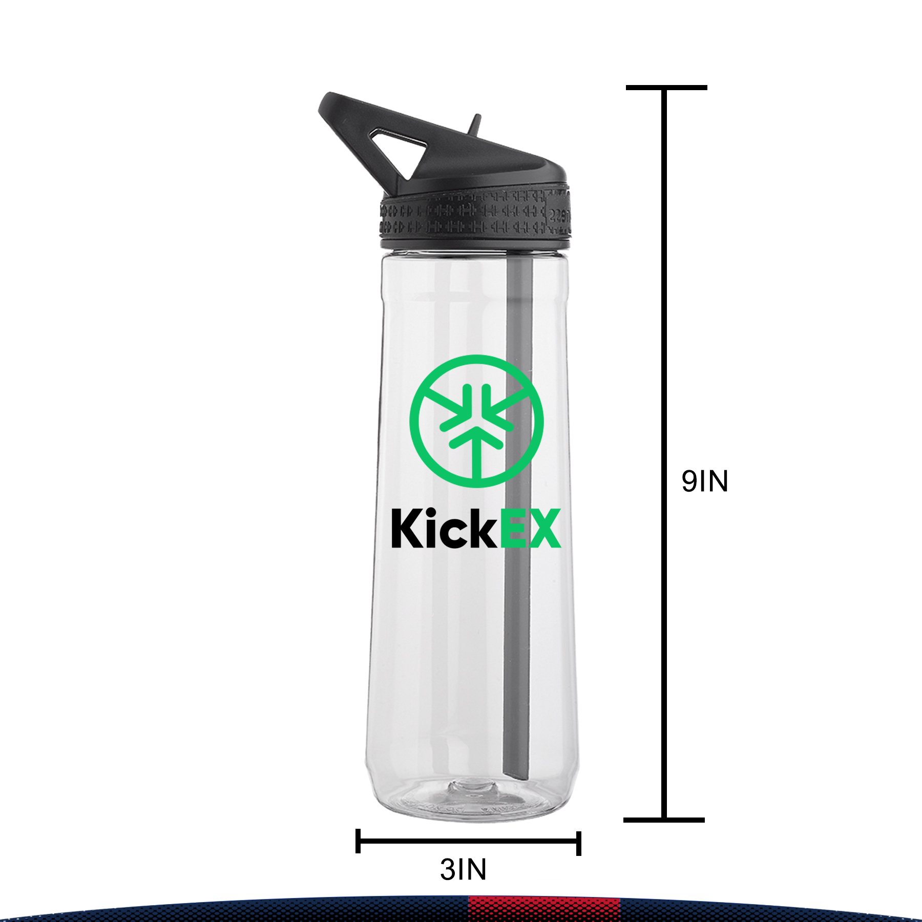 Solip Plastic Water Bottle - 30 OZ. 4
