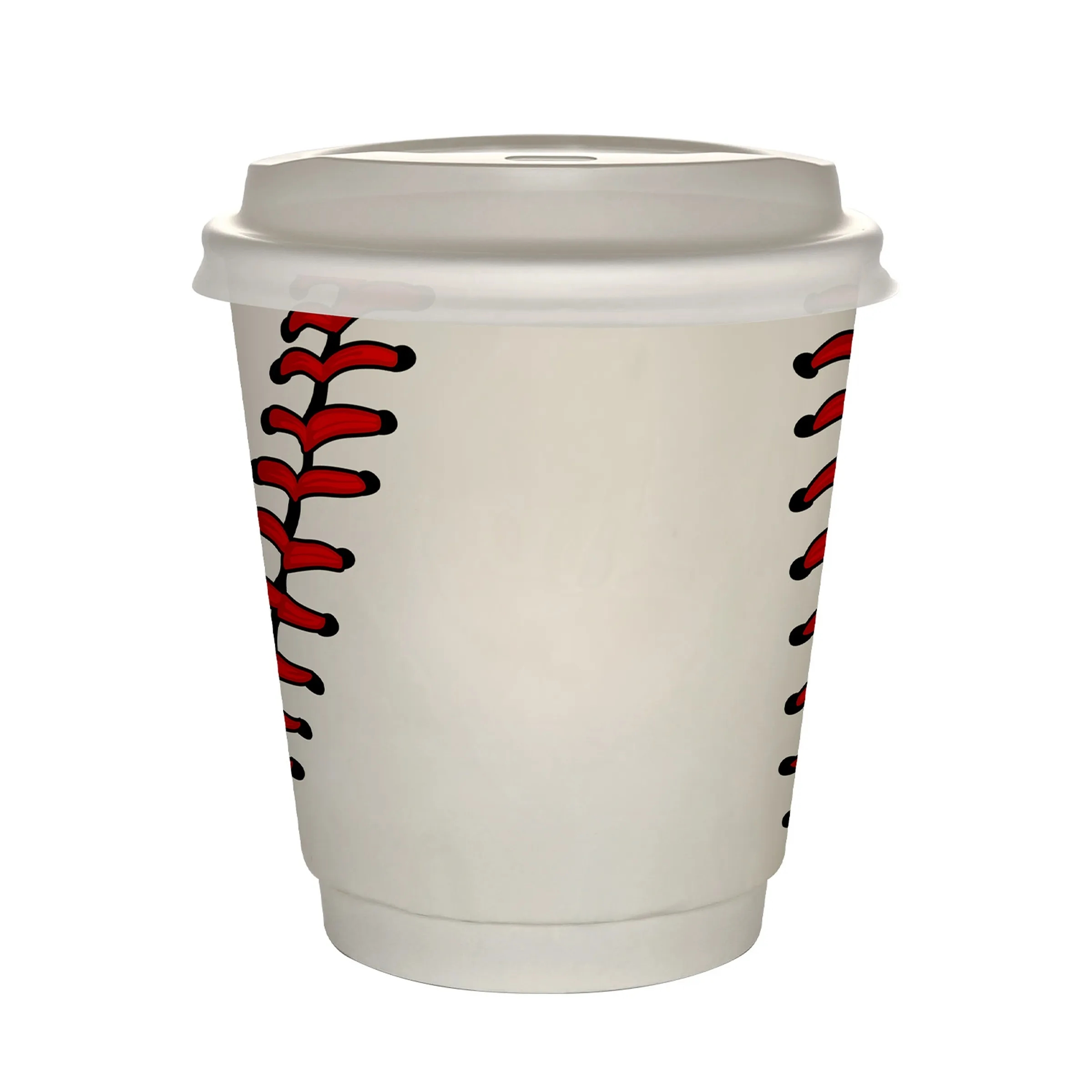 10 oz Full Color Sporty Paper Cup With Lid 6