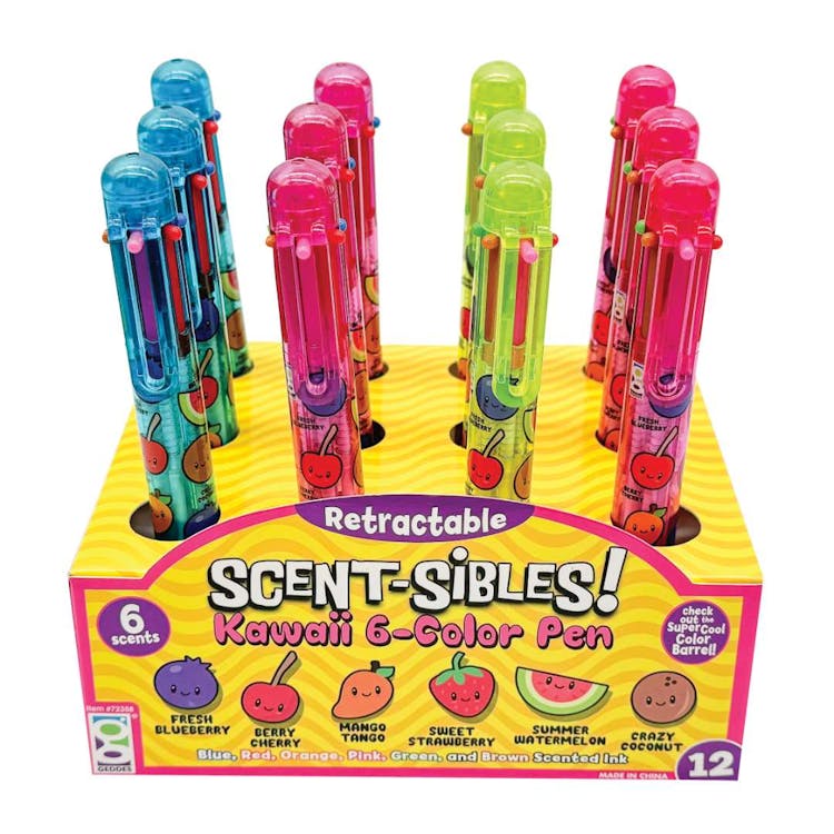 Scent-Sible Kawaii 6 in 1 Pens - Assorted Colors 2