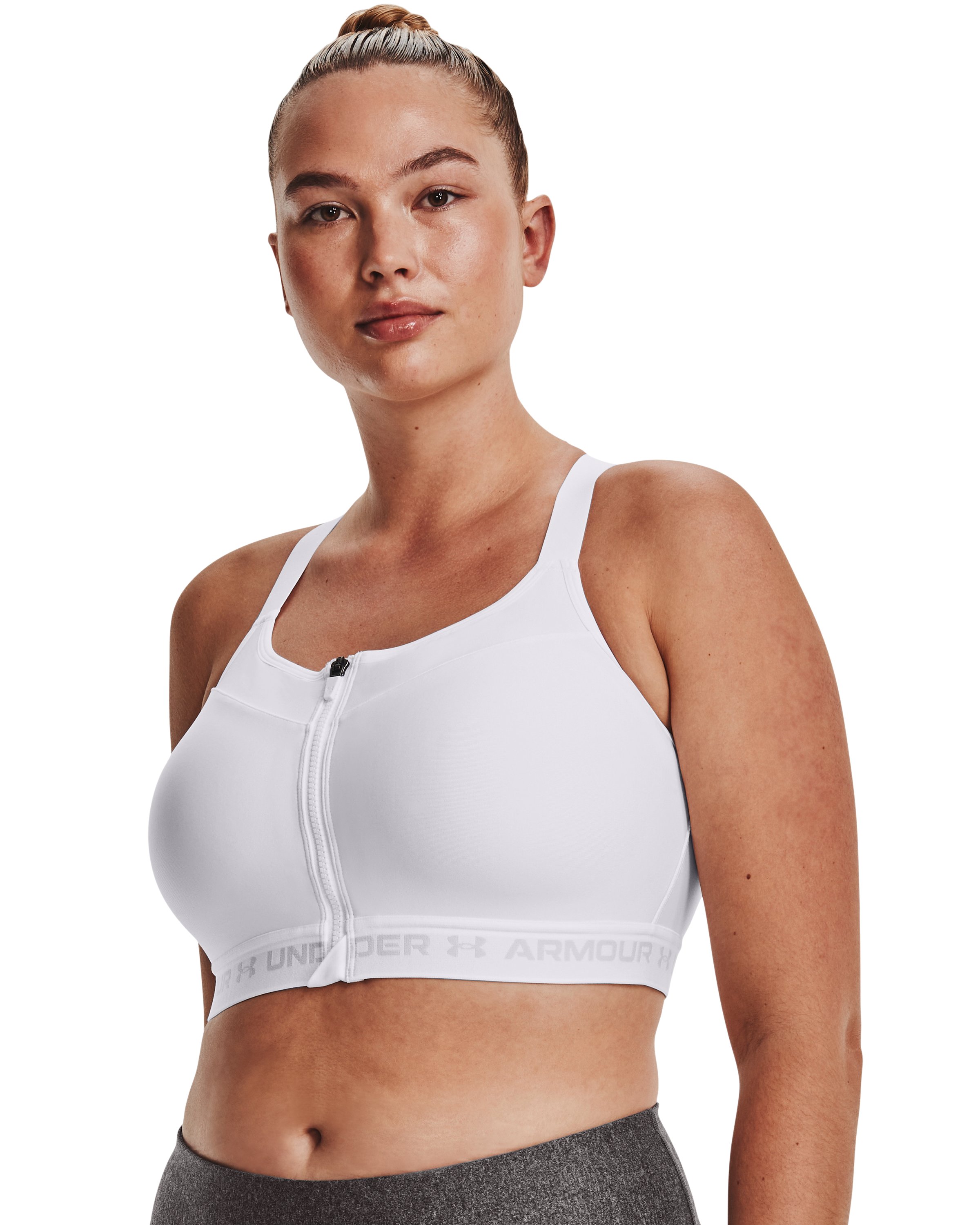Armour High Crossback Zip Women's Sports Bra 1