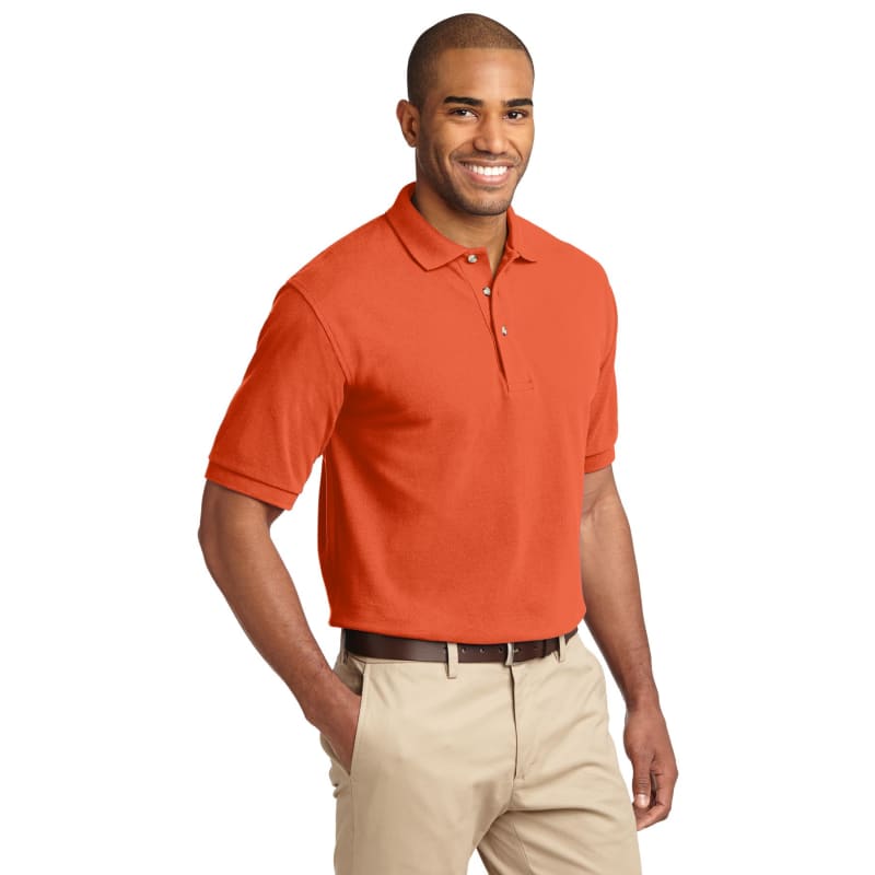 Port Authority Heavyweight Cotton Pique Polo. 52