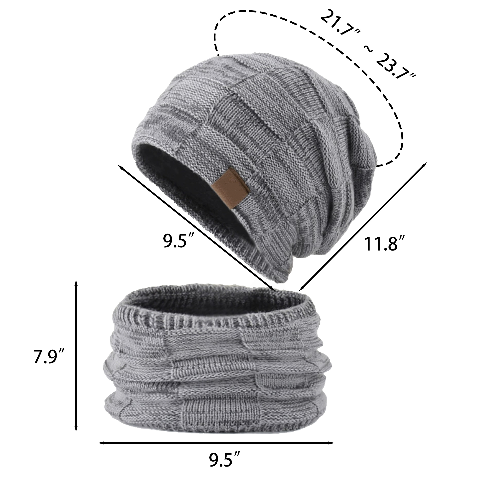 Two-Piece Set: Hat and Scarf 4