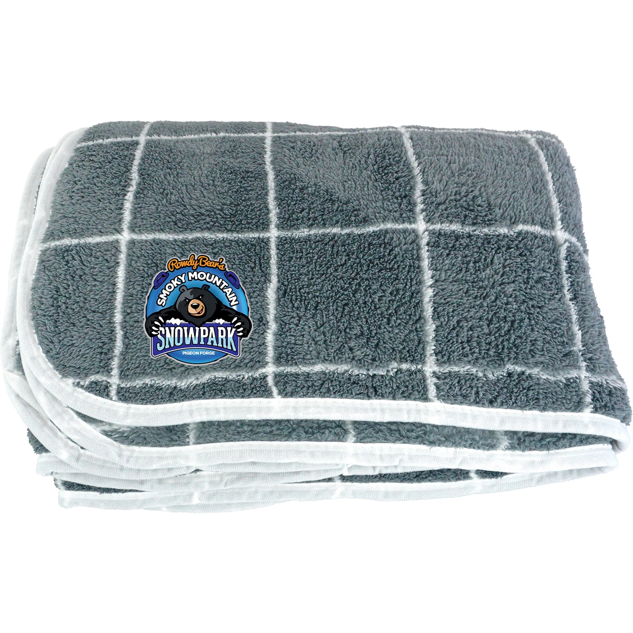 Plaid Recycled Sherpa Blanket 4