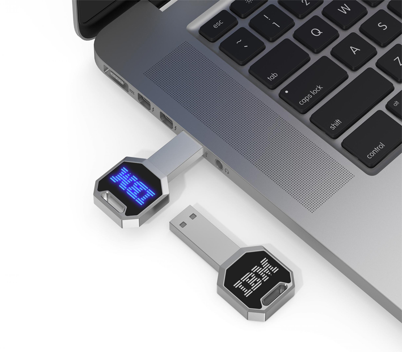 Key Light Up Logo USB Flash Drive 1