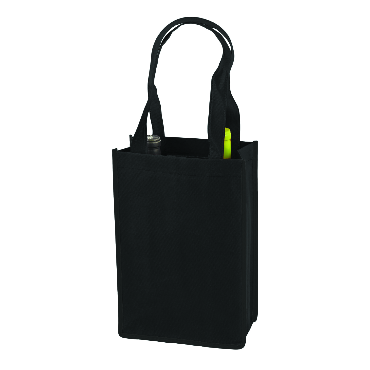 True® 2 Bottle Non-Woven Wine Tote 2