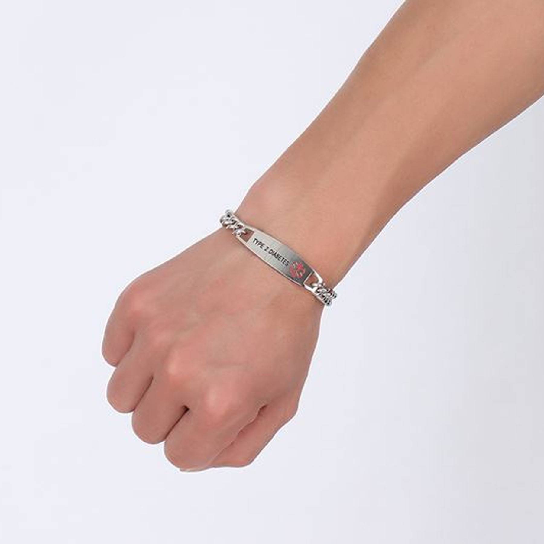 Silver Medical Bracelet 6