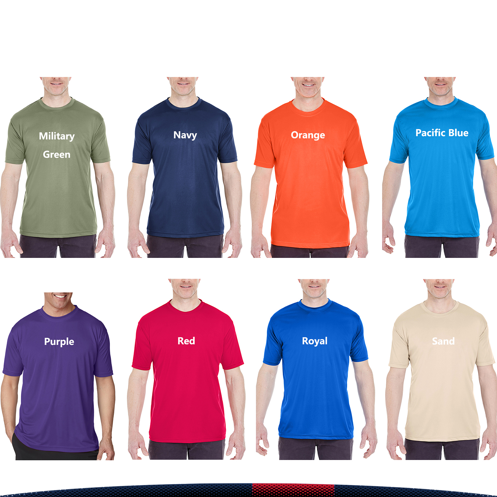 UltraClub® Men's Sports Shirts 3